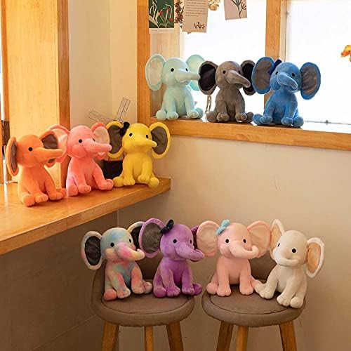 Houchu Elephant Plush Toy Sleeping Weaton Plush Animal Coleção macia