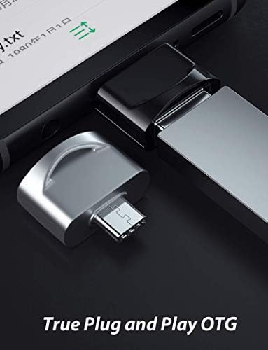 Adaptador USB-C fêmea para masculino Compatível com o seu Samsung Galaxy Tab A7 10.4 OTG com carregador Tipo C para