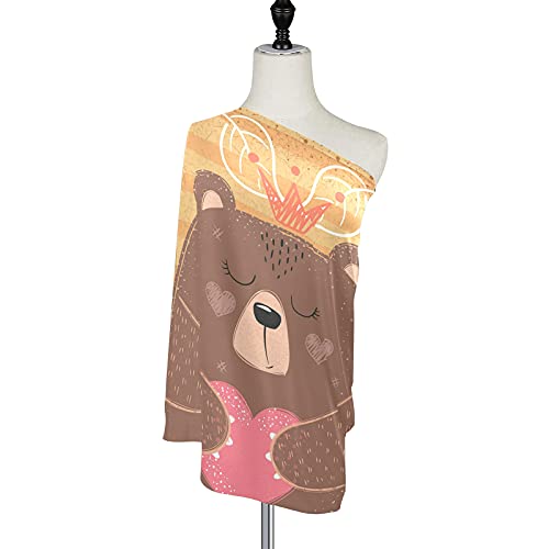 Covers de capa de assento de carro de bebê de princesa urso