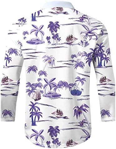 Camisetas de verão bmisEgm para homens homens casuais na primavera no verão de manga longa camisa de pescoço de manga comprida