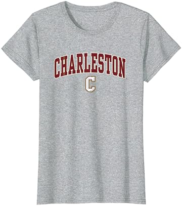 Charleston Cougars Arch Over Logo Oficialmente licenciado camiseta