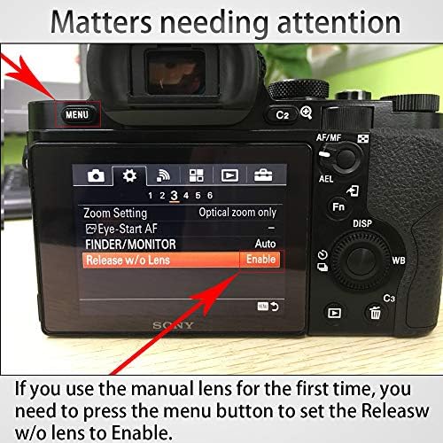 7artisans 25mm f1.8 lente manual de foco APS-C para câmeras Sony emount como A7 A7ii A7R A7RII A7S A7SII A6500 A6300