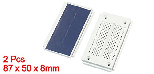 UXCELL A14060500UX0496 BRANCO 270 PONTO DE PONTO DE PONTO DE TABELA PROTOTYPE DE SOLDES SOLDERLEDLES 87X50X8 MM 2