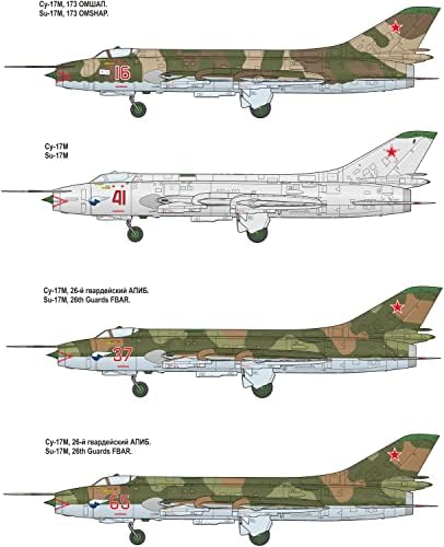 Bit MVT72011 do modelo 1/72 Soviético Air Force SU-17M Fitter Fighter Bomber Plastic Model