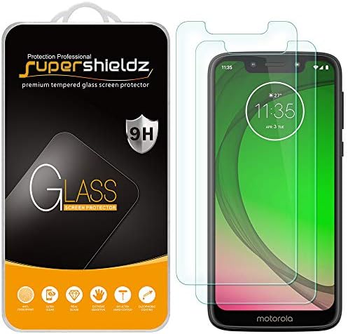 SuperShieldz projetado para protetor de tela de vidro temperado Motorola, 0,33 mm, anti -arranhão, bolhas sem bolhas