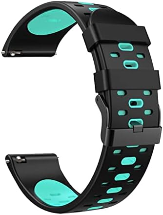 Egsdse 22mm Silicone tira para Suunto 9 Peak Outdoors Sport Smart Watch Breathable para a pulseira de banda de substituição