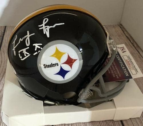 Pittsburgh Steelers John Frenchy Fuqua assinou mini capacete JSA CoA !! - Capacetes NFL autografados