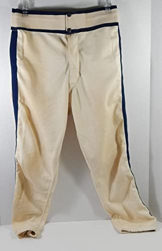 1988 Houston Astros Bill Doran 19 Jogo usou calças brancas 33-26.5 DP25309 - Jogo usado calças MLB