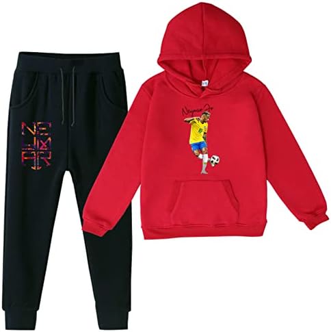 Visaml Kids Sweatshirt de manga longa e pântanos de moletom neymar Pullover de roupa gráfica