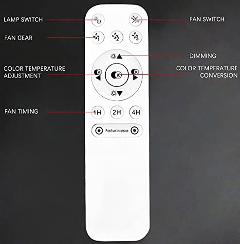 Luzes de ventilador de teto Cutyz com ventilador de teto de controle remoto com ventiladores de teto leve com luzes para