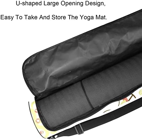 Bolsa de transportadora de ioga com chifres com alça de ombro de ioga bolsa de ginástica