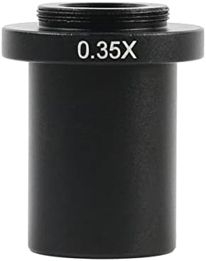Equipamento de microscópio de laboratório 0,35x 0,5x 1x Lente de lente ocular do adaptador de montagem C para 10A Microscópio de câmera da indústria Acessórios para microscópio