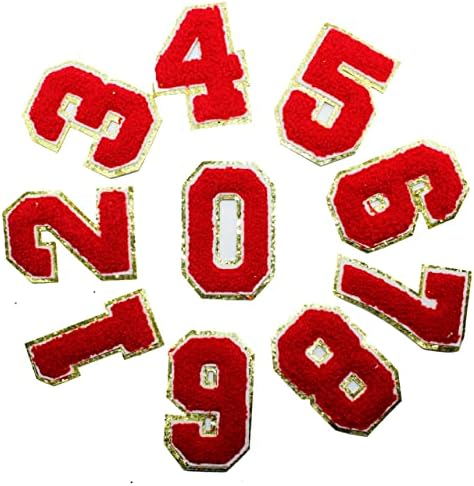 Zhdtw 26pcs ferro em patches de letra chenille para roupas, bordados de 3 polegadas alfabeto inglês branco a a z ferro em remendos