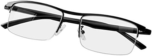 Ljimi Progressive Multifocus Reading Glasses Anti Blue Light Sem linha Leitores multifocais de computadores para homens