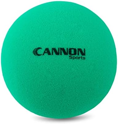 Bola de espuma não revestida de esportes de canhão, 8,5 l/h/w - verde