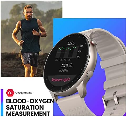 [2022 Nova versão] Amazfit GTR 2 Smart Watch for Men, Alexa embutido, com chamadas e texto Bluetooth, rastreador de fitness gps, modos esportivos 90, rastreador de freqüência cardíaca de oxigênio no sangue, para iPhone Android, cinza