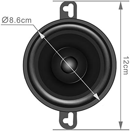 Palestrante de cone duplo de 3,5 ” - substituição original do equipamento