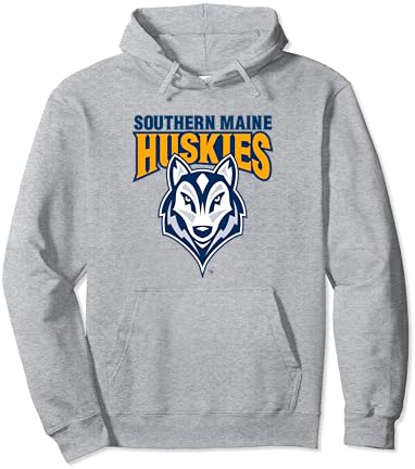 Hoodie de pulôver da Universidade do Sul do Sul do Maine Huskies
