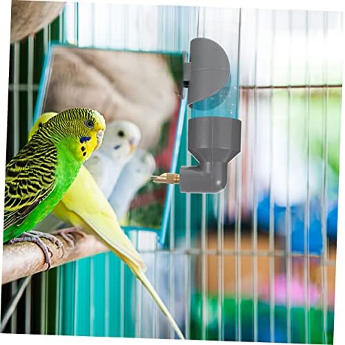 IPETBOOM 4pcs bebedores de pássaros Bandeja de garrafa de água alimentador de pássaro gaiolas para papagaios alimentador