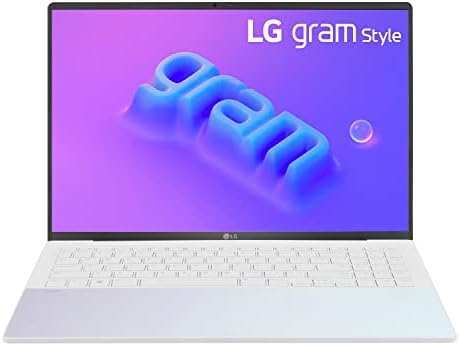 LG Gram Style 16Z90RS Laptop elegante e elegante, branco
