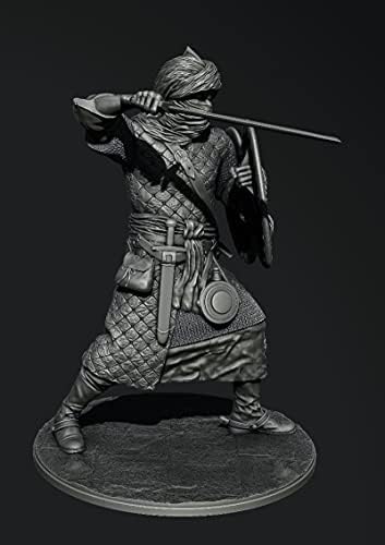 Risjc 1/24 Modelo de Soldado de Resina Samurai antiga kit de modelo miniatura // P77355