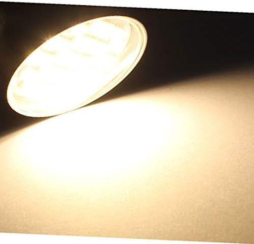 NOVO LON0167 220V GU10 LUZ DE LED 4W 5050 SMD 27 LEDS Spotlight Down Lamp Bulb Energing Saving Warm Branco (220V GU10 LED 4W
