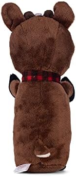Rudolph the Red Nariz Rena Brinquedos para cães | Brinquedo de cachorro de 9 polegadas de comprimento, brinquedo de cachorro