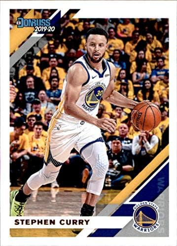 2019-20 Donruss Basketball 64 Stephen Curry Golden State Warriors Cartão de negociação oficial da NBA