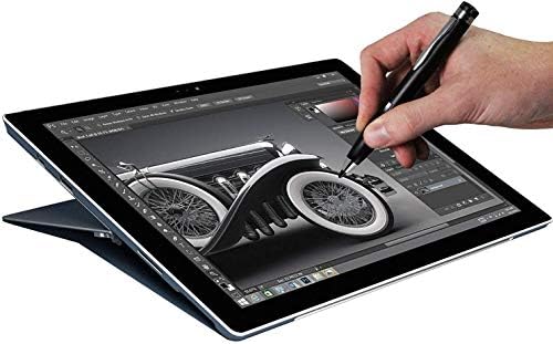 Broonel Silver Mini Fine Point Digital Active Stylus Pen compatível com o Dell Latitude 5300 2-em-1 Chromebook 13