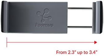 Koomus Pro Air Universal Smartphone Mount for Air Vent, Black