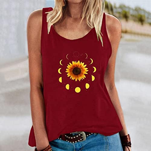 Algodão Camisole Teen Girls Summer Summer Fall Trendy Crewneck Brunch gráfico Cami Camisole Top Top Bustier Colet for Women