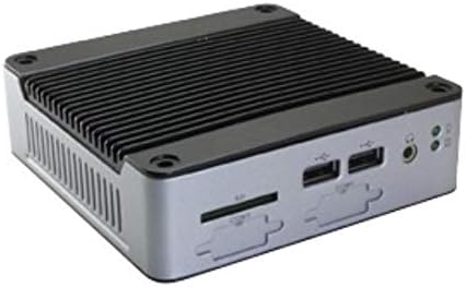 Mini Box PC EB-3362-L2852C1 suporta saída VGA, RS-485 x 2, RS-232 x 1 e energia automática ligada. Possui um Ethernet de