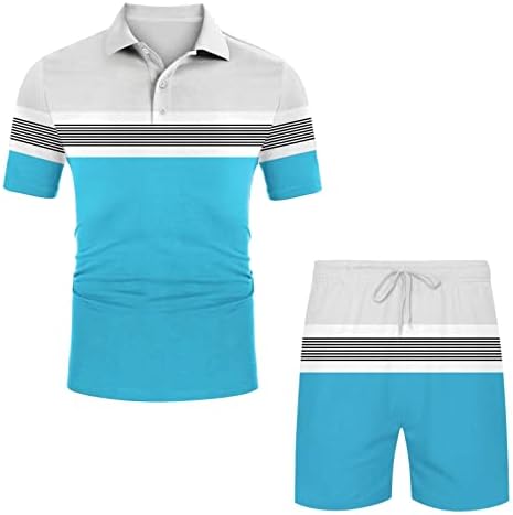 Moda de moda masculina Camiseta e shorts Definir roupas de roupa de 2 peças para homens mais fino