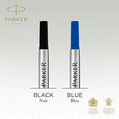 Parker Quink Rollerball Pen Ink Recil, Fine, Blue