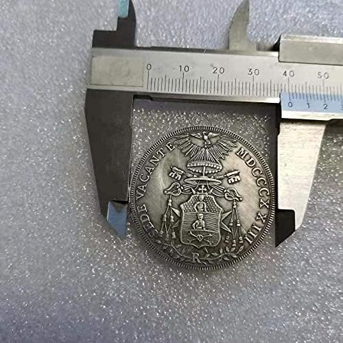 Antigo Artesanato Itália 1823 Coupa comemorativa de dólar de prata 1325