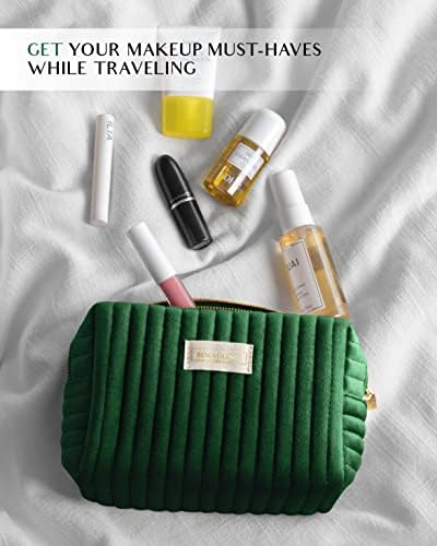 Benevolência La Plush Velvet Small Makeup Saco para a bolsa | Bolsa cosmética pequena, bolsa de higiene de viagem pequena