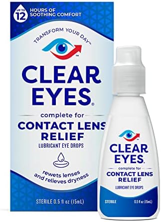 Eye Clear Eye Grows, Lens de contato com alívio de multi-ação, 2 contagem