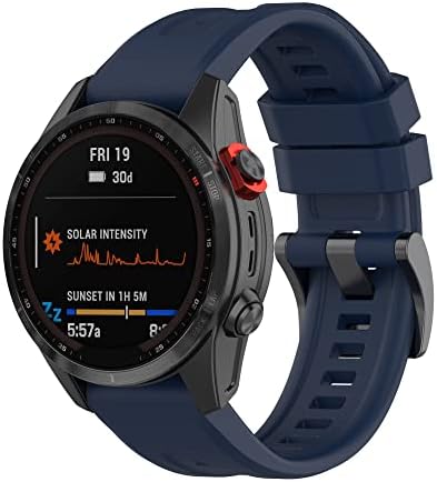 Reyda Band Silicone Band Compatível para Garmin Fenix ​​7/6/6 Pro/5/5 Plus, Banda de substituição de pulseira de pulseira