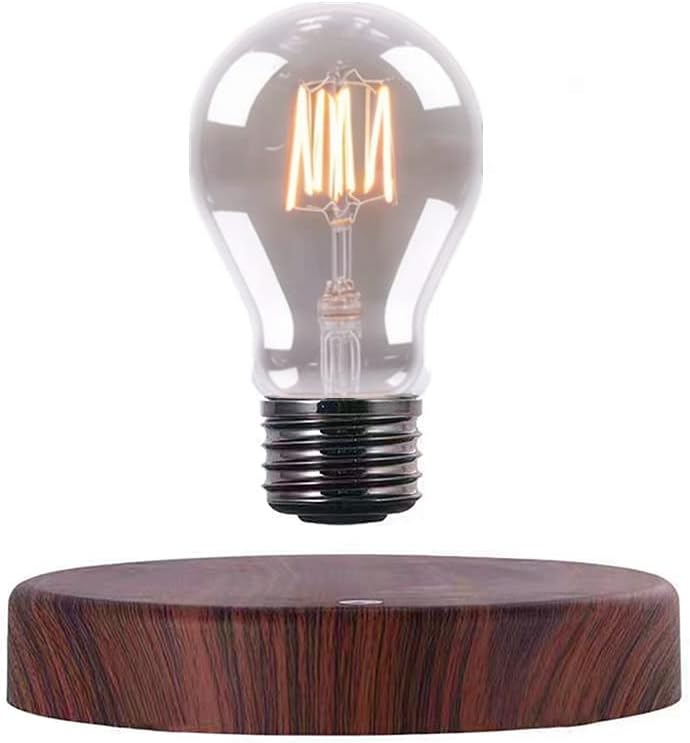 Lâmpada de lâmpada de lâmpada de lâmpada LED sem fio de Levitating magnético ， Lâmpada de mesa mágica, ficção científica