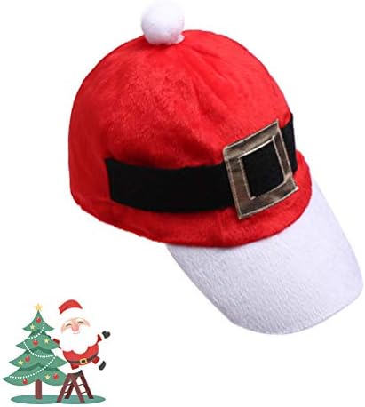Chapéus de Natal adultos Hat para Papai Noel Red Hat KFC Chef Cap Hat de Baseball Hat chapéu de Natal Festa de Natal Captante de Natal Acessório