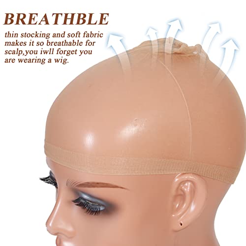 Tinashe HD Caps de peruca para mulheres, tampa da peruca HD para peruca frontal de renda, tampas de peruca elásticas,