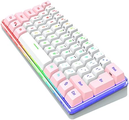 Teclado de teclado mecânico de solustre teclado de computador de chave RGB Gaming Compact Compact para teclado mecânico de teclado