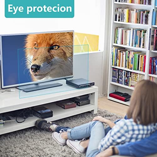 Kelunis 32 -75 Protetor de tela de TV, protetor de luz azul de proteção ocular Os blocos de protetor de luz reduzem o reflexo de brilho, tornam o filme de Ultra-Clear Ultra Light para LCD, LED, 52