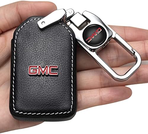 Chave FOB Cover Substituição de couro genuíno para GMC Yukon XL Yukon 2015-2020 Chave ECT key FOB Keychain Caso Caso Birthday