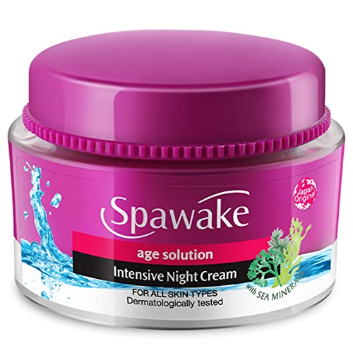 Minton Spawake Anti Envelhing Face Cream, Age Solution Intensive Night Cream, 25g