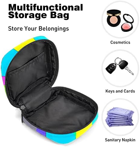 Bolsa de armazenamento de guardanapos sanitários, bolsa menstrual da xícara, bolsas de armazenamento portáteis de guardana