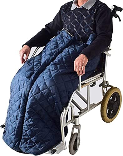 Greito de capa mais quente da cadeira de rodas ZBJH, lã alinhada e confortável cadeira de rodas adequada para scooter