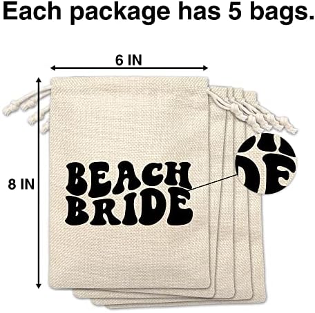 Sacos de kit de ressaca, sacolas de despedida de despedida de solteira de praia para chuveiro de panela para chá de panela,