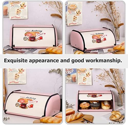 Hemoton Home Decor Recifres de lanche recipientes de lanche a cozinha caixa de pão de pão de armazenamento de armazenamento