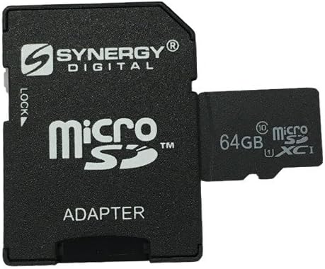 CARTE DE MEMÓRIA DA CAMADOR DA CAMADOR DA CAMANHA DIGITAL SYNERGY, compatível com Fujifilm Instax Mini Evo Hybrid Digital Camera, 64 GB Micro SD Card de memória digital seguro